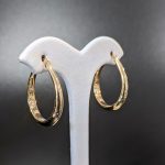 ladies gold hoop earrings